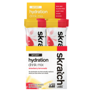 Skratch Labs Sport Hydration Drink Mix – Strawberry Lemonade – Individual Packets